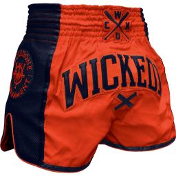 Шорты Муай Тай Wicked One W.O.T - Orange/Black