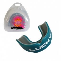 Детская боксерская капа Flamma Lucky - Green/Grey