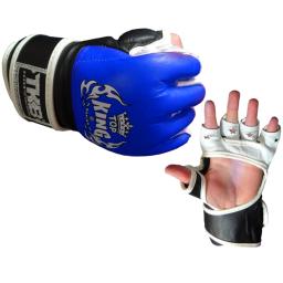 Перчатки MMA Top King Boxing Extream - Black/Blue