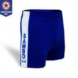 Детские шорты для самбо Крепыш Я Атака ВФС - Синие