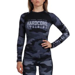 Женский рашгард Hardcore Training Night Camo 2.0