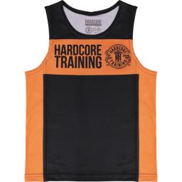 Детская боксерская майка Hardcore Training Black/Orange