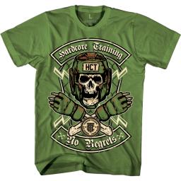 Футболка Hardcore Training No Regrets - Olive