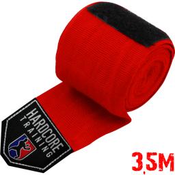 Боксерские бинты Hardcore Training Superior - Red (3.5m)
