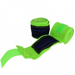 Бинты боксерские BoyBo хлопок/эластан - Светло-зеленый (3.5m)