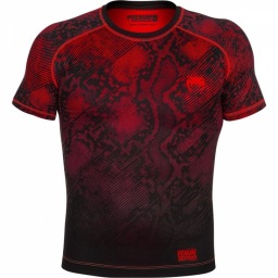 Рашгард Venum Fusion Short Sleeves - Black/Red