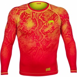 Рашгард Venum Fusion Long Sleeves - Orange/Yellow