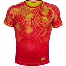 Рашгард Venum Fusion Short Sleeves - Orange/Yellow