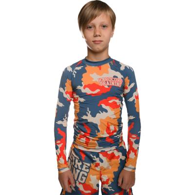 Детский рашгард Hardcore Training Autumn Camo