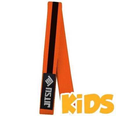 Детский пояс для кимоно Jitsu - Orange/Black