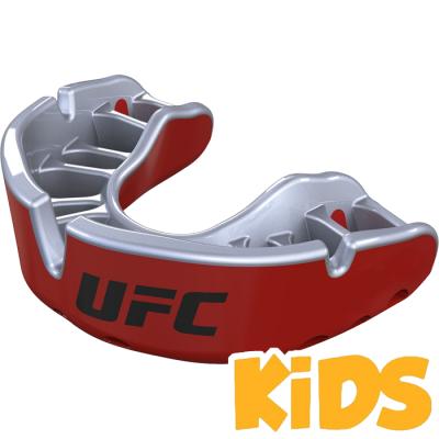 Детская боксерская капа Opro Gold Level UFC - Red/Silver