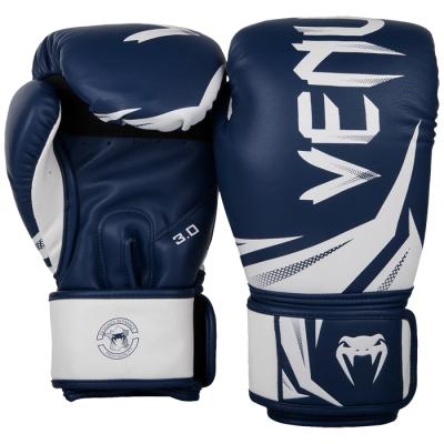 Боксерские перчатки Venum Challenger 3.0 - Navy Blue/White