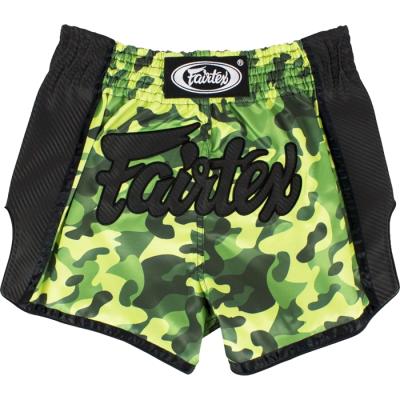 Тайские шорты Fairtex BS1710 - Green Camo
