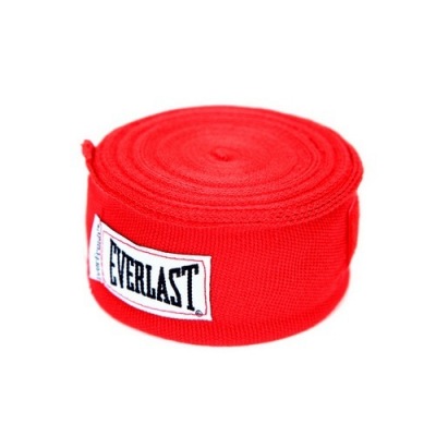 Бинты для бокса Everlast - Красный (4.55m)