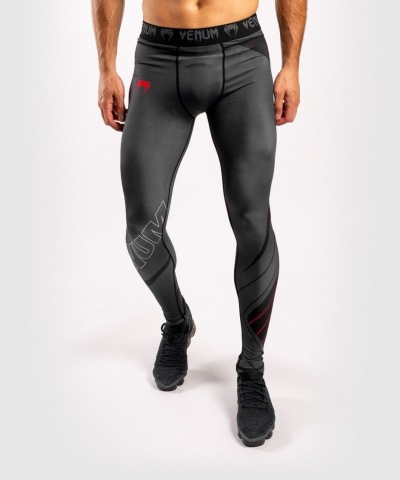 Компрессионные штаны Venum Contender 5.0 - Black/Red