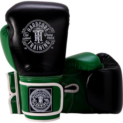 Боксерские перчатки Hardcore Training HardLea - Black/Green