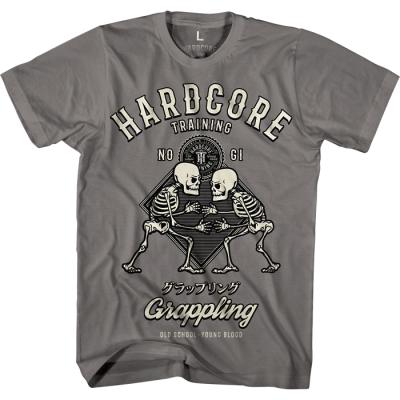Футболка Hardcore Training No-Gi Grappling - Grey