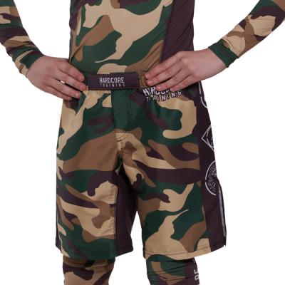 Детские шорты для единоборств Hardcore Training Forest Camo