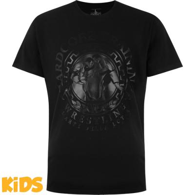 Детская футболка Hardcore Training Wrestling - Black/Black