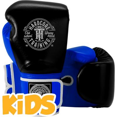 Детские боксерские перчатки Hardcore Training HardLea - Black/Blue
