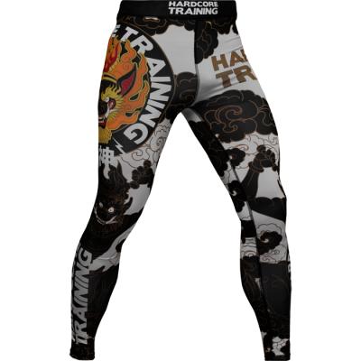 Компрессионные штаны Hardcore Training Raijin - Black/White