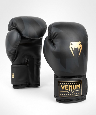Боксерские перчатки Venum Razor - Black/Gold