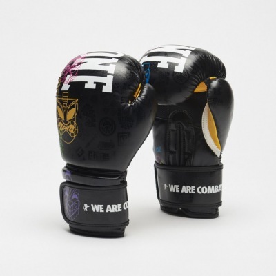 Детские боксерские перчатки Leone Totem GN403J - Black