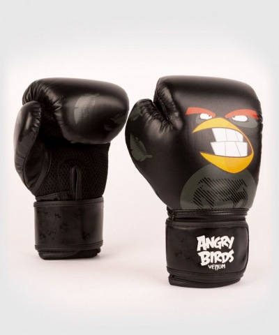 Детские боксерские перчатки Venum Angry Birds - Black