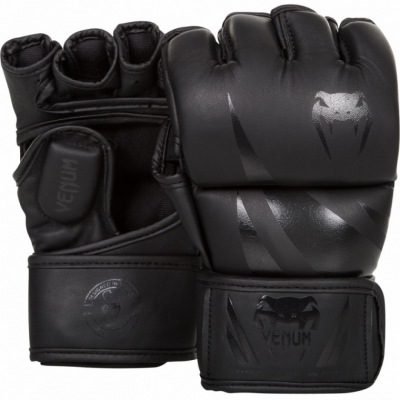 Перчатки МMA Venum Challenger - Black/Black