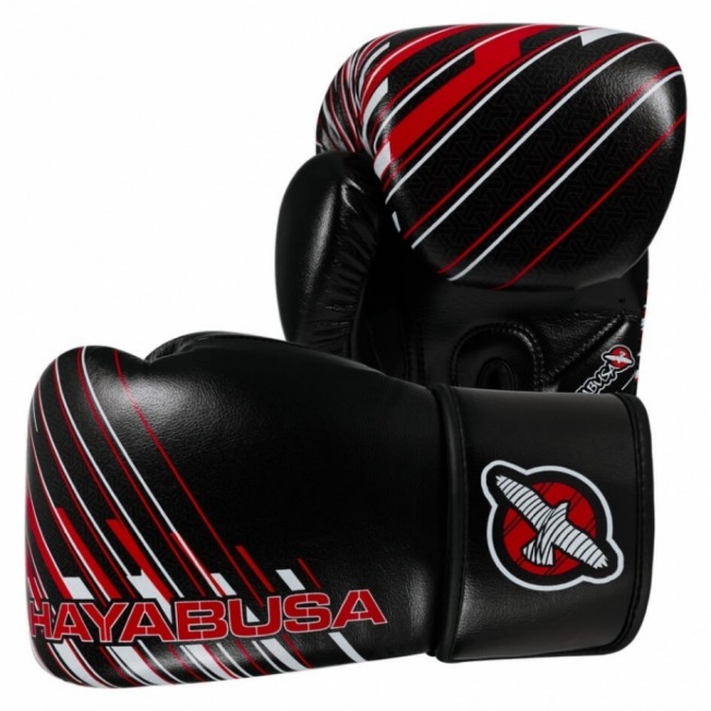Перчатки Боксерские Hayabusa Ikusa Charged 14oz - Black/Red