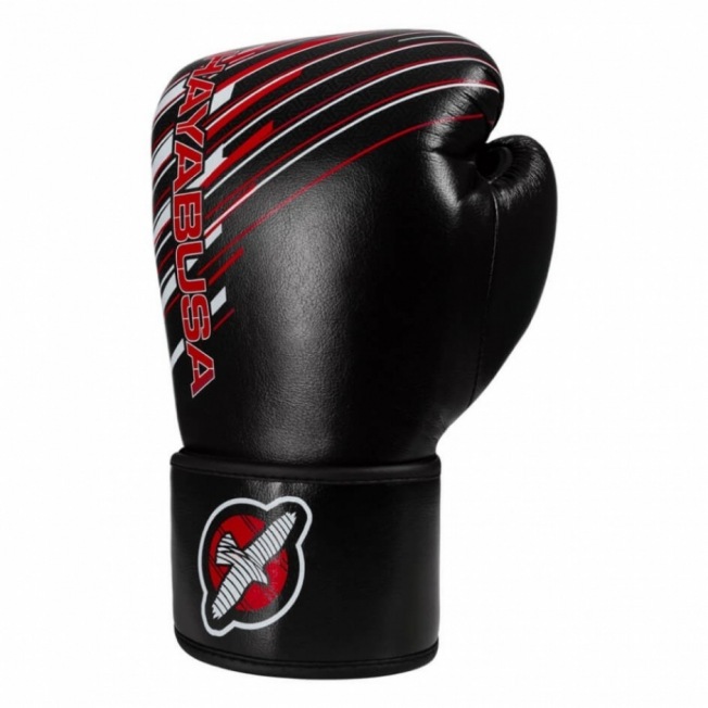 Перчатки Боксерские Hayabusa Ikusa Charged 14oz - Black/Red | Фото 1