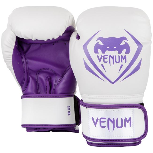 Боксерские Перчатки Venum Contender - White/Purple