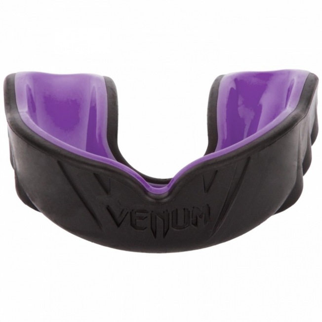 Капа боксерская Venum Challenger - Black/Purple