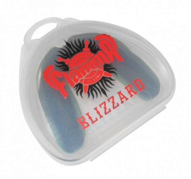 Капа боксерская Flamma Blizzard - Green/Black | Фото 1