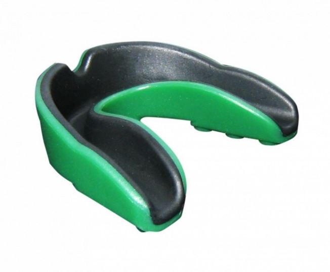 Капа боксерская Flamma Blizzard - Green/Black | Фото 3