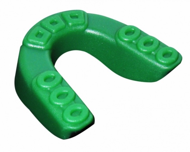 Капа боксерская Flamma Blizzard - Green/Black | Фото 4