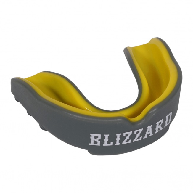 Капа боксерская Flamma Blizzard - Grey/Yellow | Фото 4