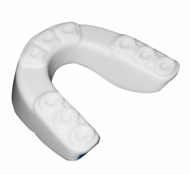 Детская боксерская капа Flamma Lucky - White/Blue | Фото 3