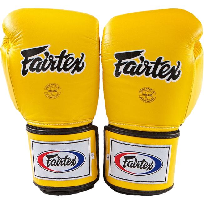Боксерские Перчатки Fairtex BGV5 Pro Sparring - Yellow | Фото 2