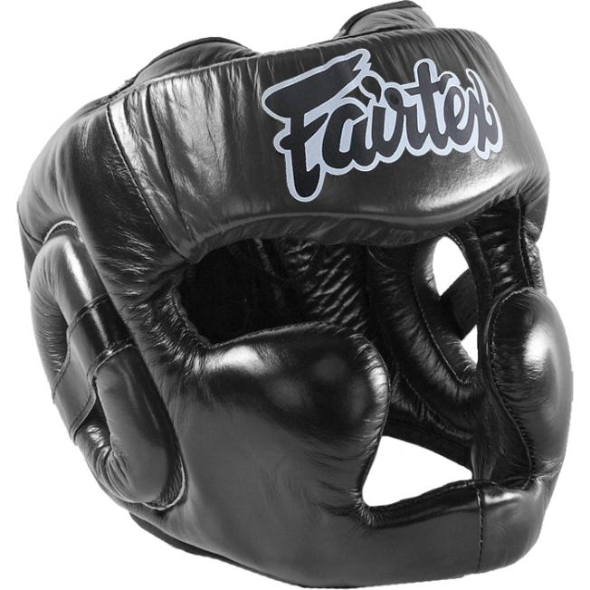 Боксёрский Шлем Fairtex Extra Vision - Black