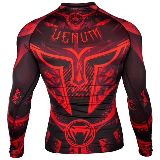 Рашгард Venum Gladiator 3.0 Long Sleeves - Black/Red | Фото 1