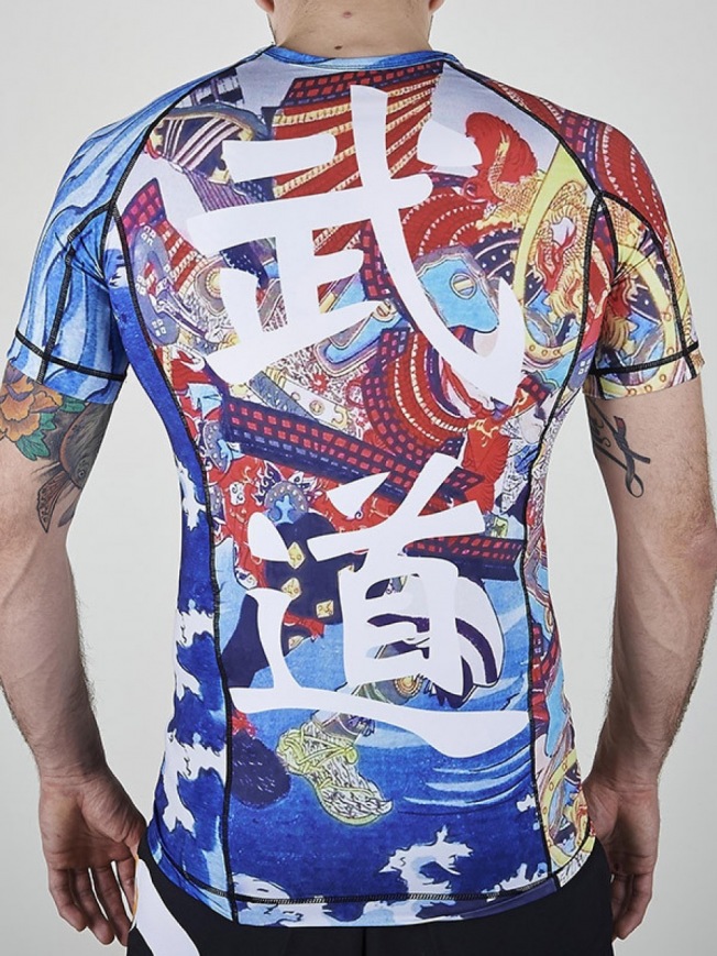 Рашгард Manto Budo Short Sleeve - Black | Фото 2