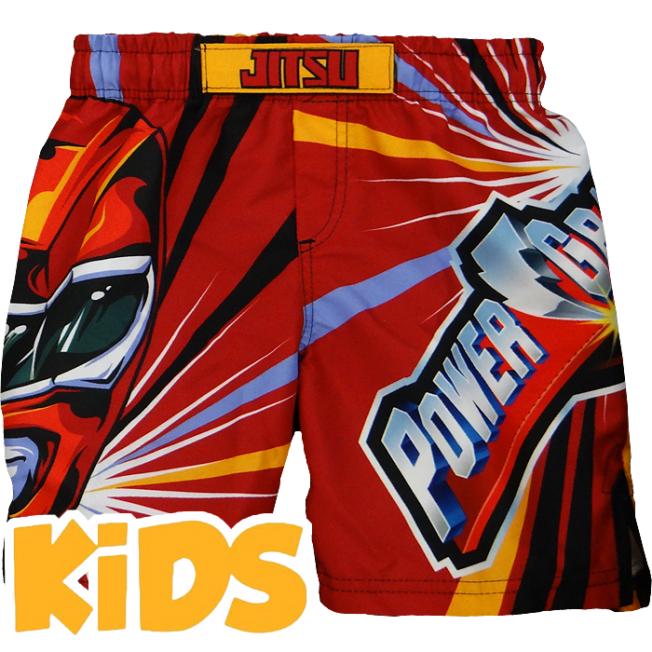 Детские Шорты Jitsu Power Grapplers - Red