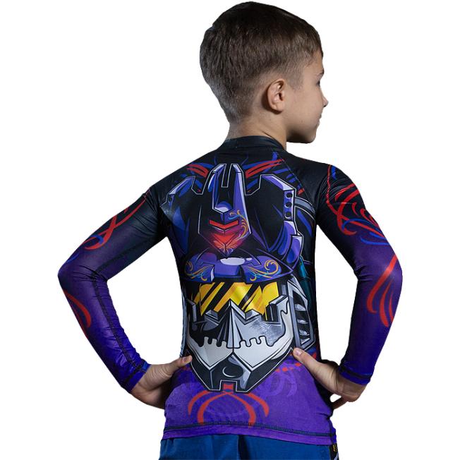 Детский Рашгард Jitsu Soundwave Purple | Фото 1