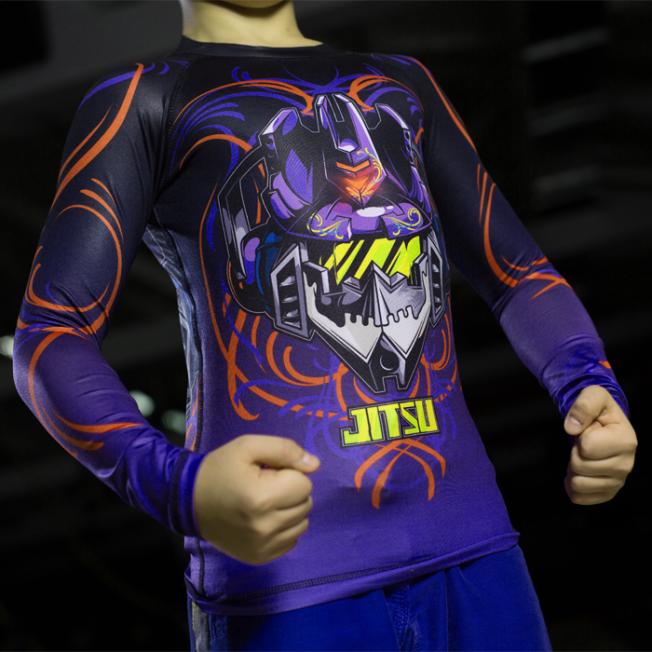 Детский Рашгард Jitsu Soundwave Purple | Фото 2