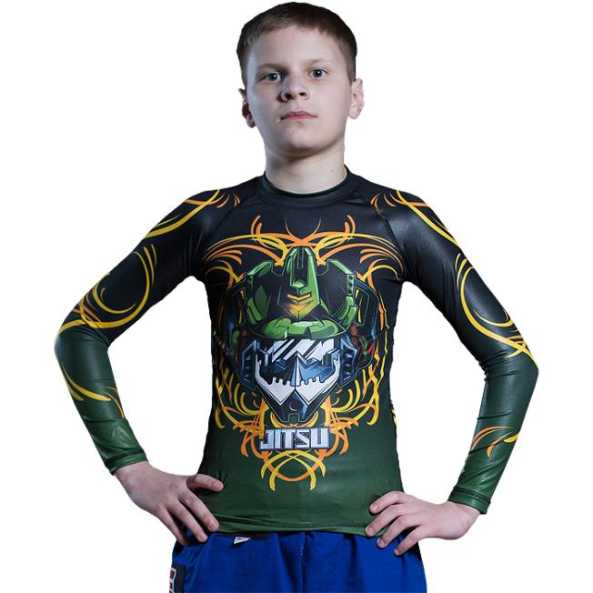 Детский Рашгард Jitsu Soundwave Olive