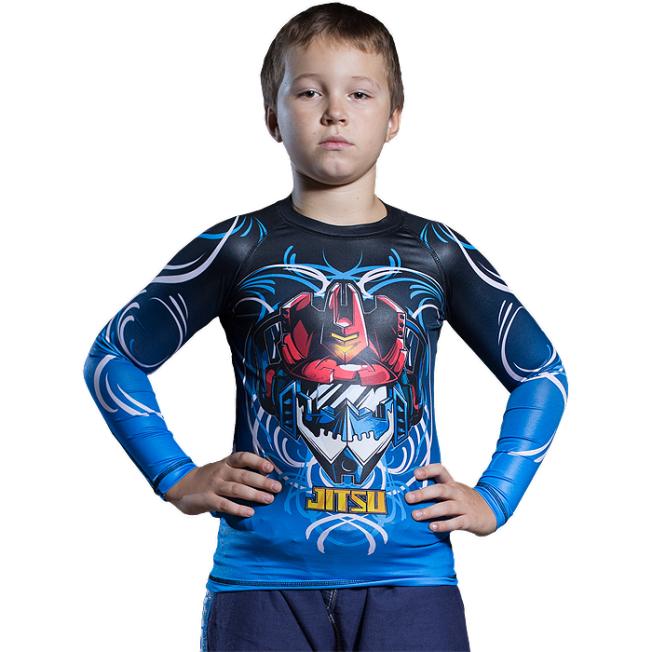 Детский Рашгард Jitsu Soundwave Blue