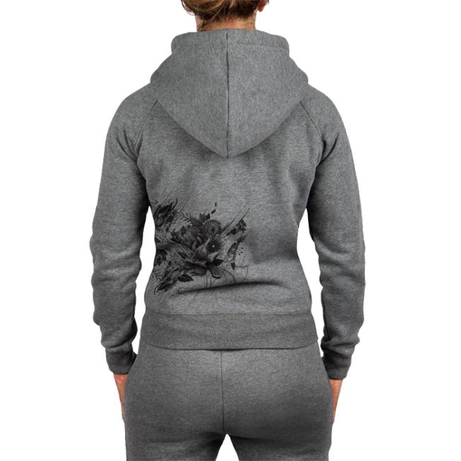 Женская толстовка Venum Floral Heather Grey | Фото 2