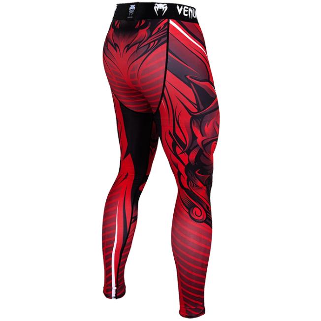 Компрессионные штаны Venum Bloody Roar - Red | Фото 3