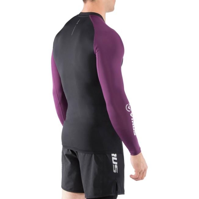 Рашгард Virus Stay Cool CO30 - Black/Purple | Фото 1